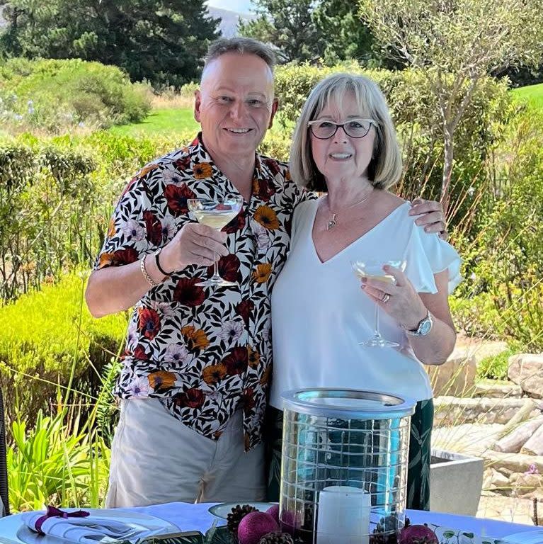 Living the dream: Steve and Lin Argyle are enjoying their new life