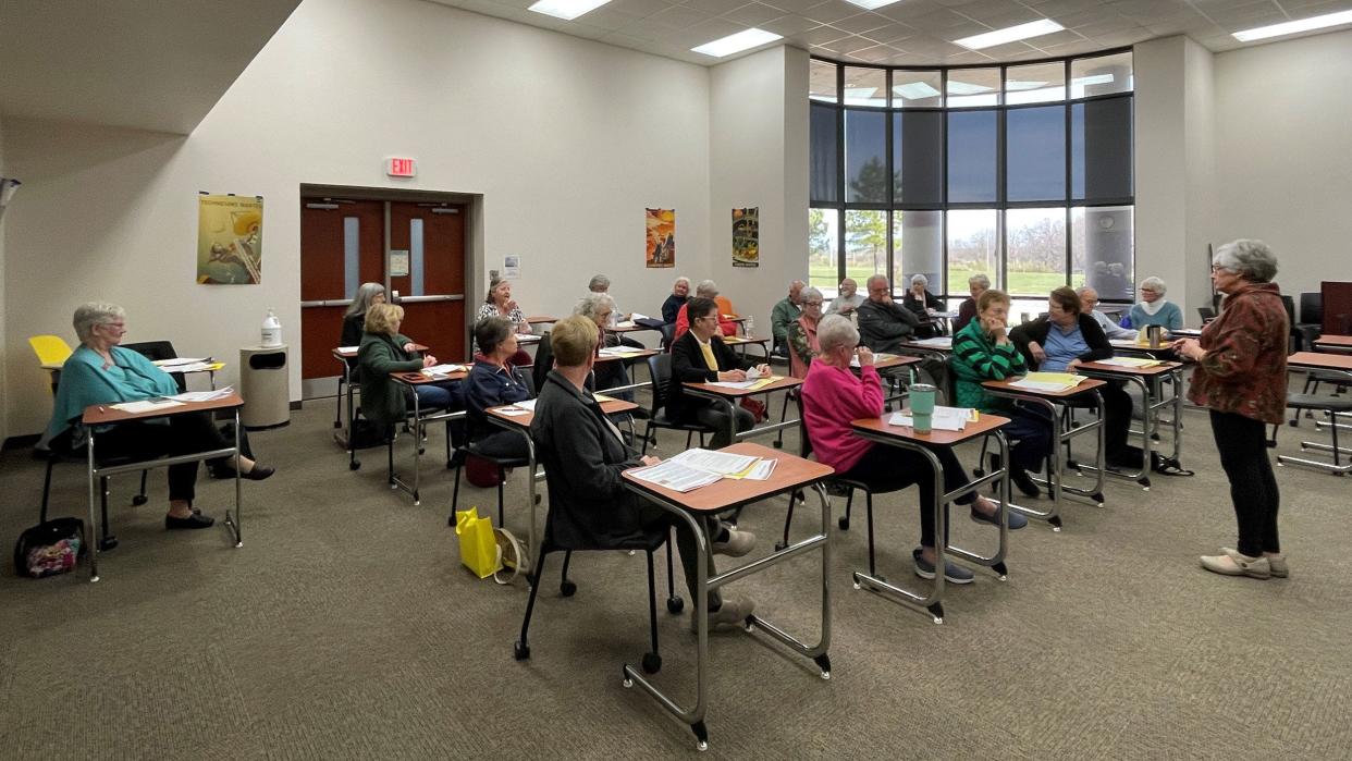 Pictured are students during a Center for Lifelong Learning class held at our Cumberland County campus.