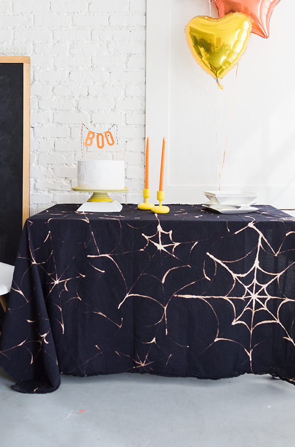 2) Cobweb Tablecloth