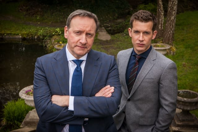 Neil Dudgeon and Nick Hendrix in Midsomer Murders