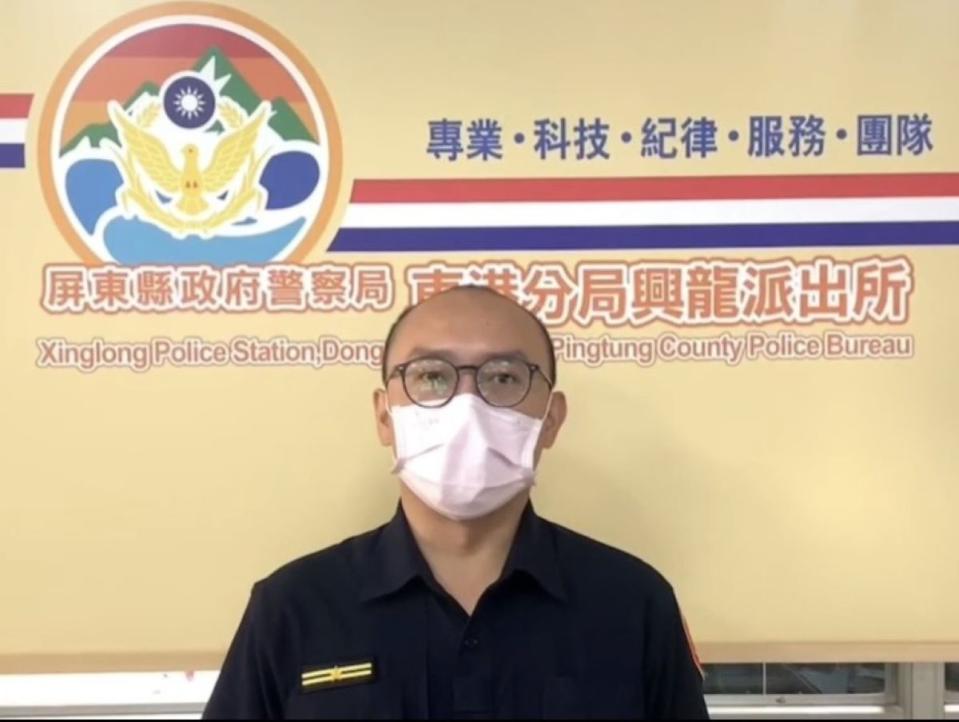 東港分局興龍派出所所長童聖哲表示，警方查出，阮姓高職生已於9月8日出境前往泰國。（圖：東港分局提供）