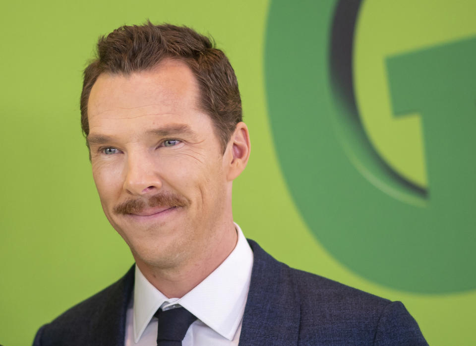 Benedict Cumberbatch attends the premiere of Dr. Seuss’ “The Grinch” at Alice Tully Hall on Saturday, Nov. 3, 2018, in New York. (Photo by Charles Sykes/Invision/AP)