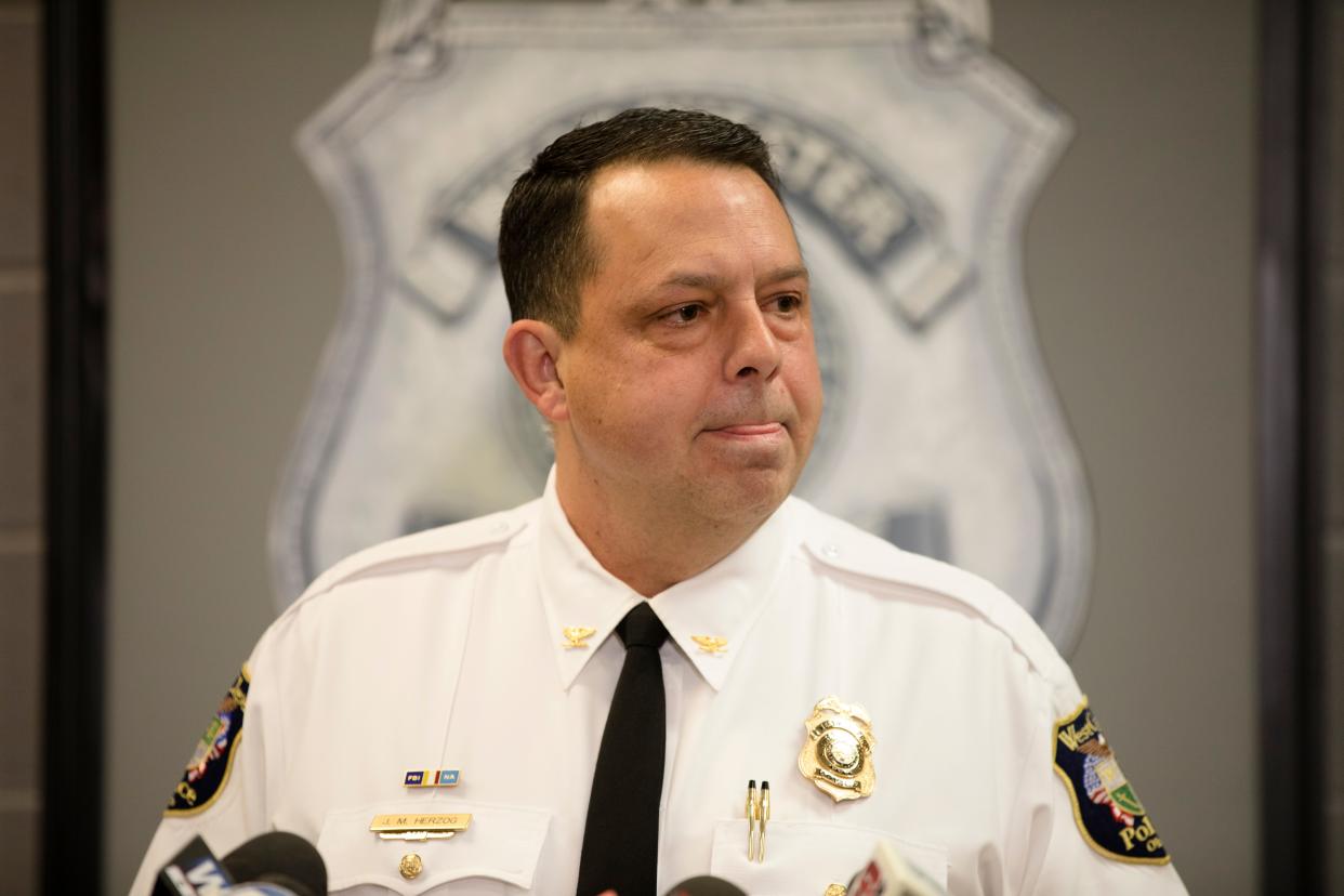 West Chester Police Chief Joel Herzog served the department for 33 years. His retirement will be effective by June 29.