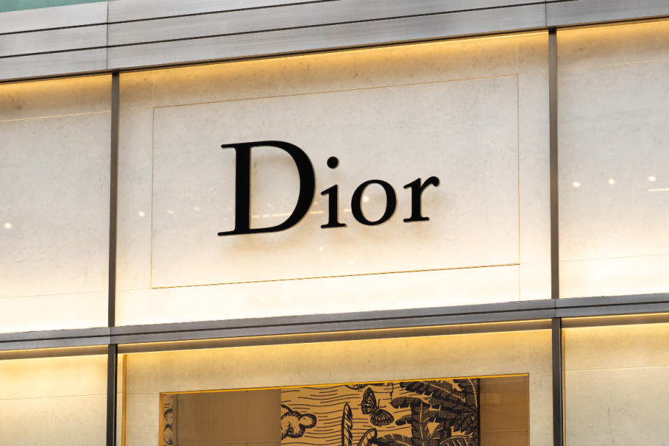 The Christian Dior logo seen in San Francisco.