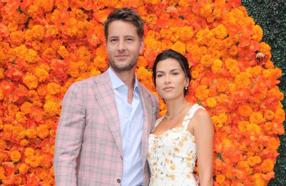 Justin Hartley and Sofia Pernas wed in March credit:Bang Showbiz