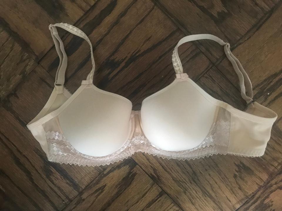 The type of underwire bra that the reviewer wears during the day - then recycles as a sleep bra once it gets old.