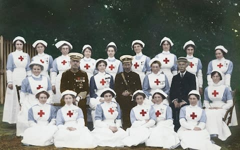 members of the voluntary aid detachment - Credit: Reproduced with the permission of the British Red Cross Museum and Archives