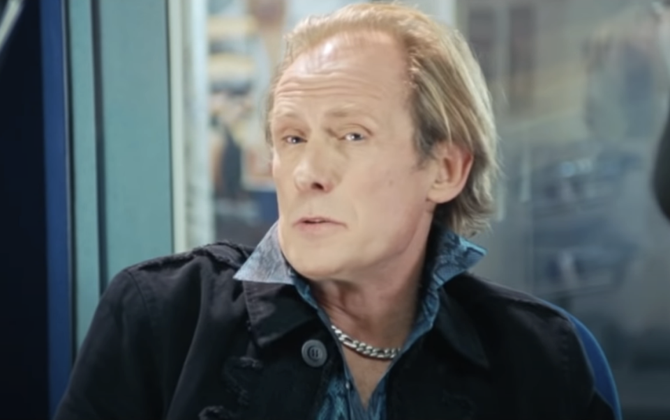 closeup of Bill Nighy