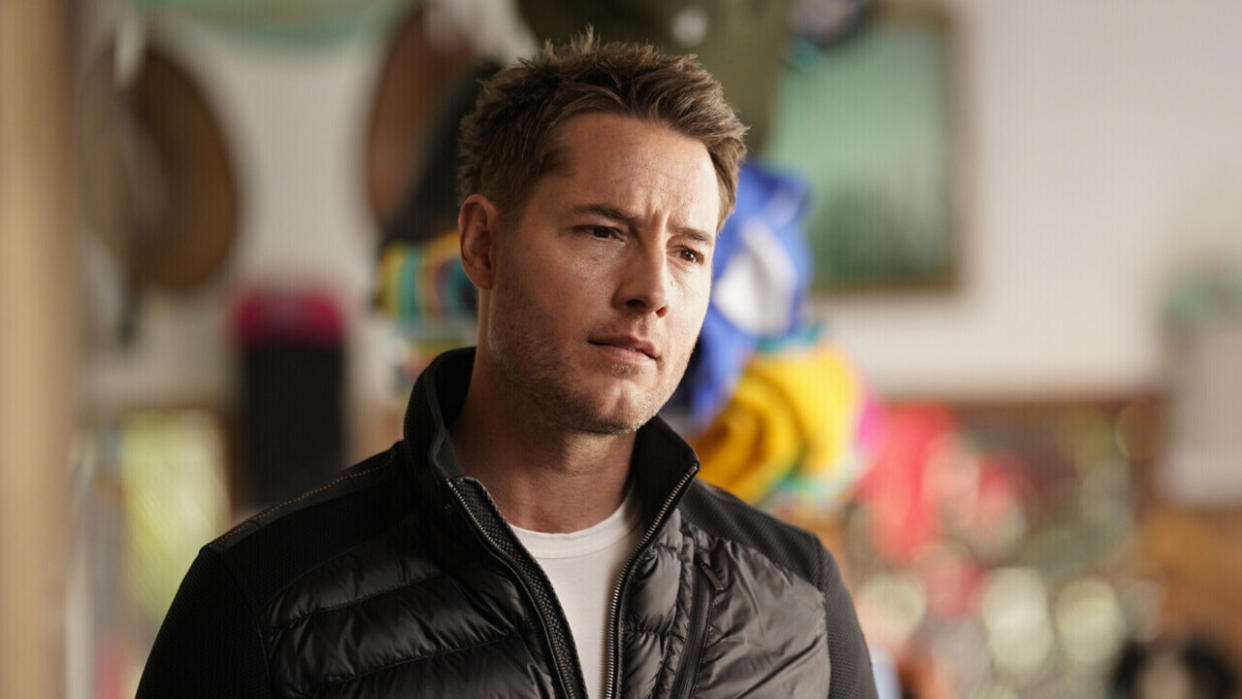  Justin Hartley as Colter Shaw in Tracker Season 1 finale. 