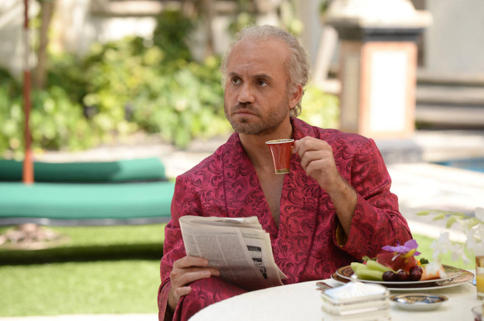 THE ASSASSINATION OF GIANNI VERSACE: AMERICAN CRIME STORY "The Man Who Would Be Vogue" Episode 2 (Airs Wednesday. January 24, 10:00 p.m. e/p) -- Pictured: Edgar Ramirez as Gianni Versace. CR: Jeff Daly/FX