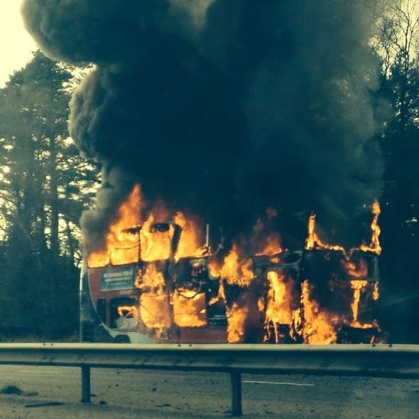 double-decker-bus-fire-dorset