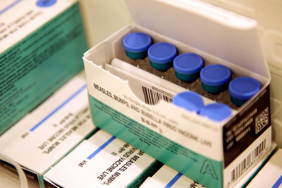 Vials of MMR vaccine (AP)