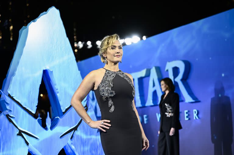 Kate Winslet en la premiere de Avatar: el camino del agua realizada en Londres
