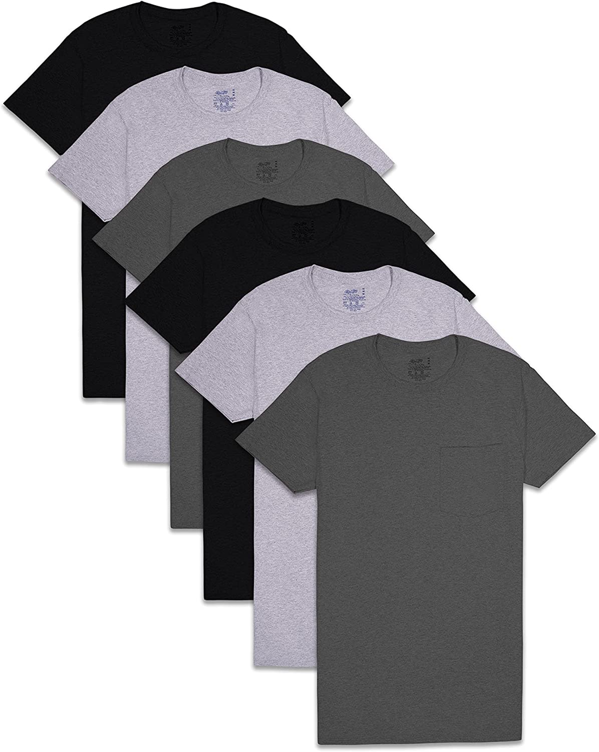 Fruit of the Loom Men's Short Sleeve Pocket T-Shirt