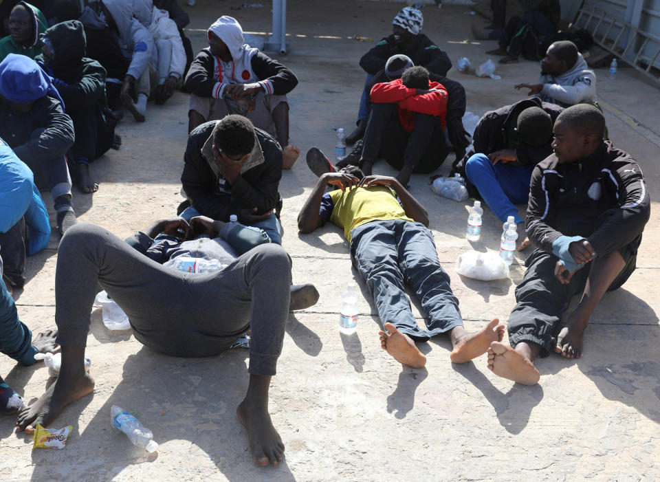 Hundreds of migrants rescued off Libyan coast