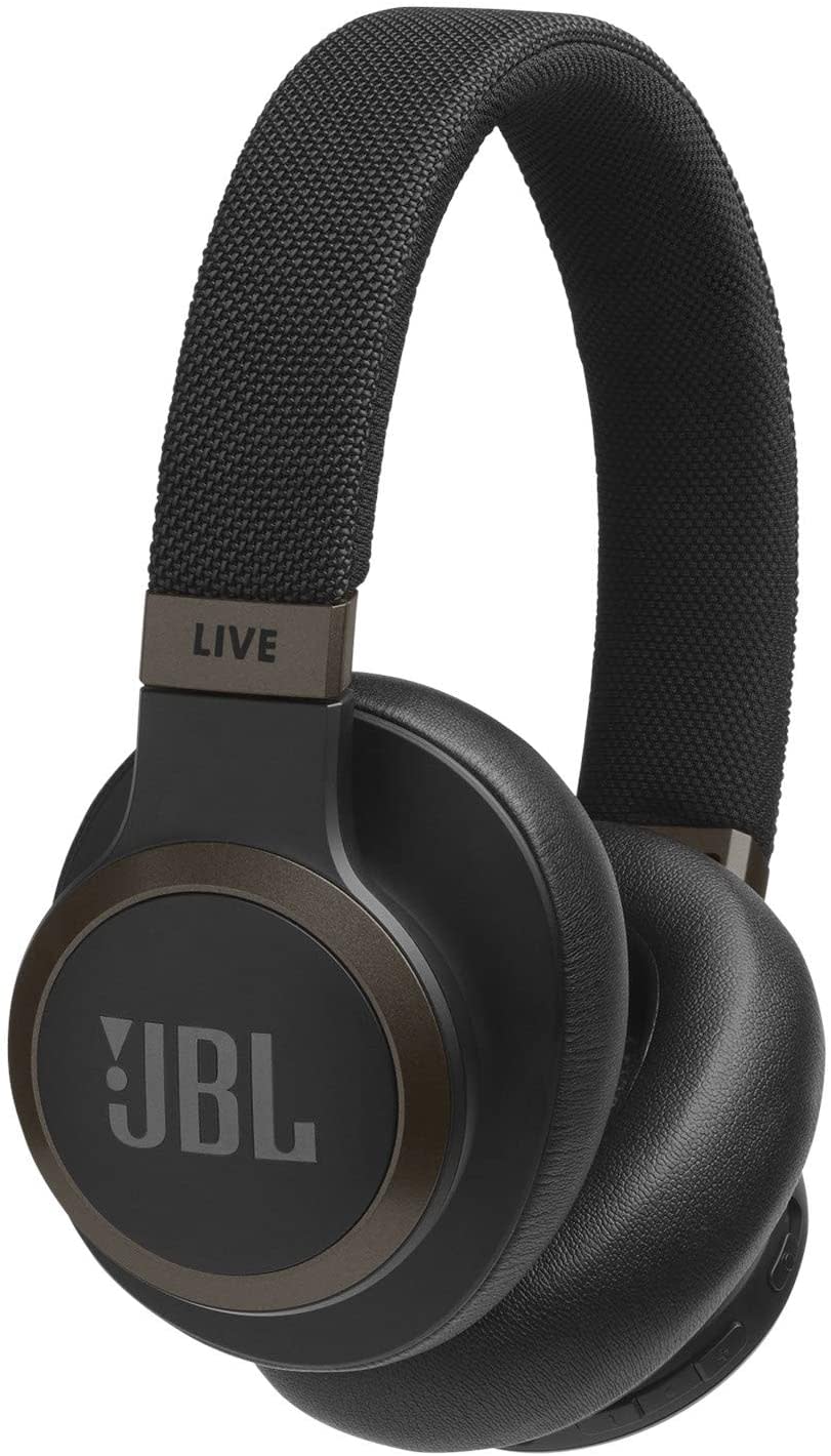 JBL Live 650 BT NC, Around-Ear Wireless Headphone with Noise Cancellation - Black