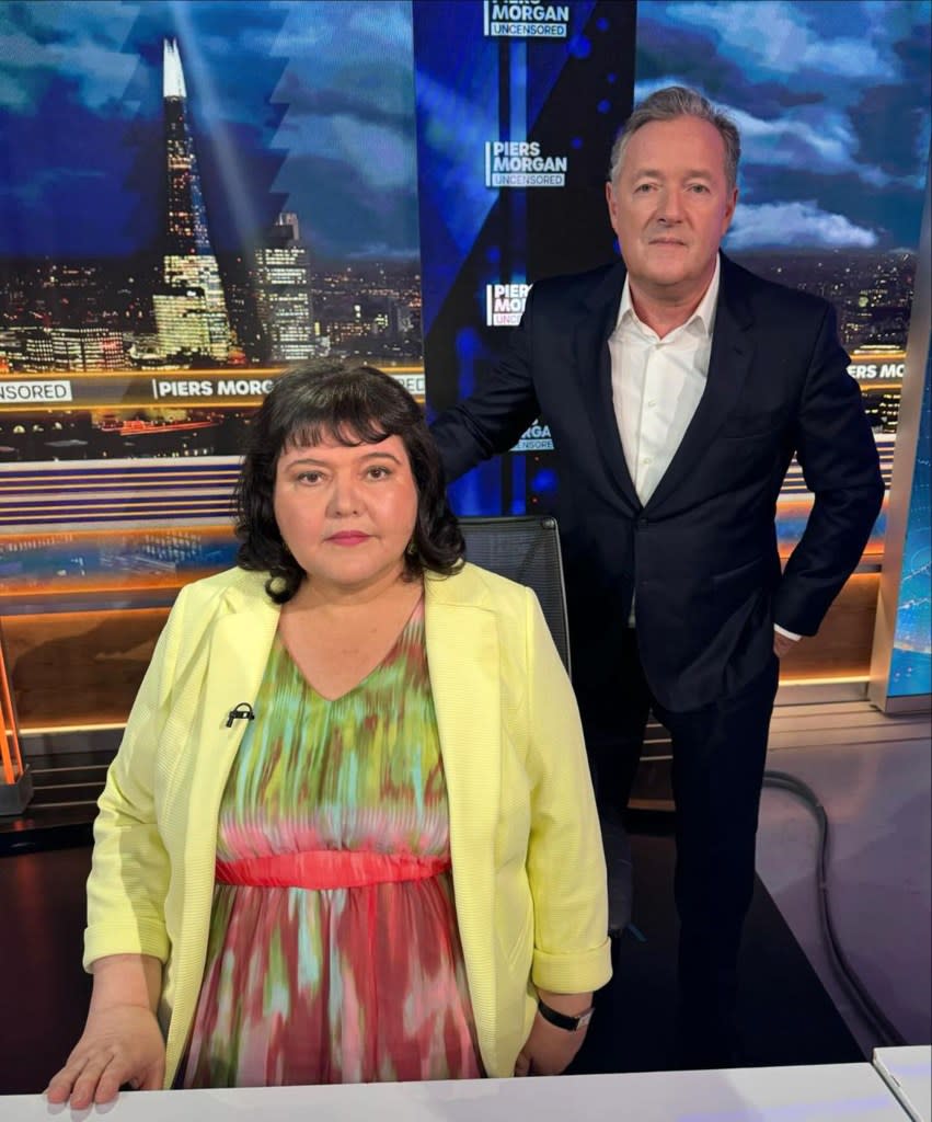 Piers Morgan sat down for an interview with Fiona Harvey. Piers Morgan/Instagram