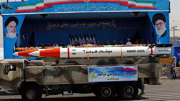 hormuz 2 naval anti radiation missile on truck launcher in tehran in 2014