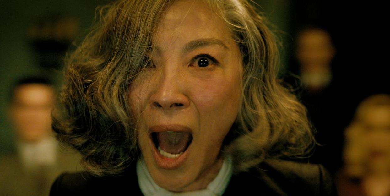 michelle yeoh in a haunting in venice