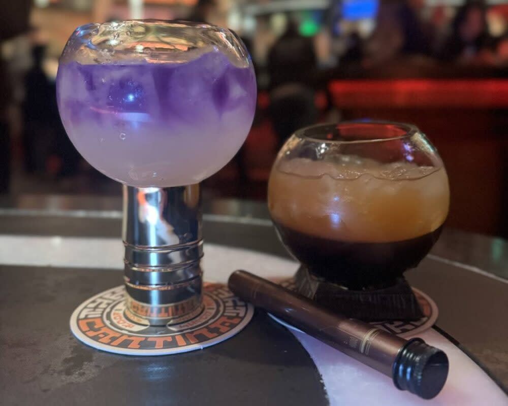 Galactic Starcruiser glasses Oga's Cantina