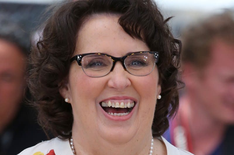 Phyllis Smith attends the Cannes Film Festival photocall for "Inside Out" in 2015. File Photo by David Silpa/UPI