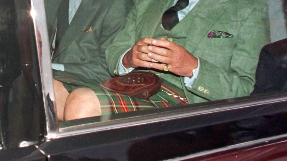 members of the royal family attend crathie church, near balmoral, the morning after the death of diana, princess of wales