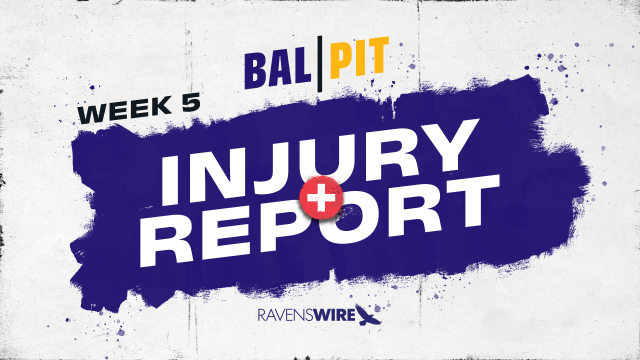 Baltimore Ravens: Injury Report: Ravens vs. Steelers (Game Status)