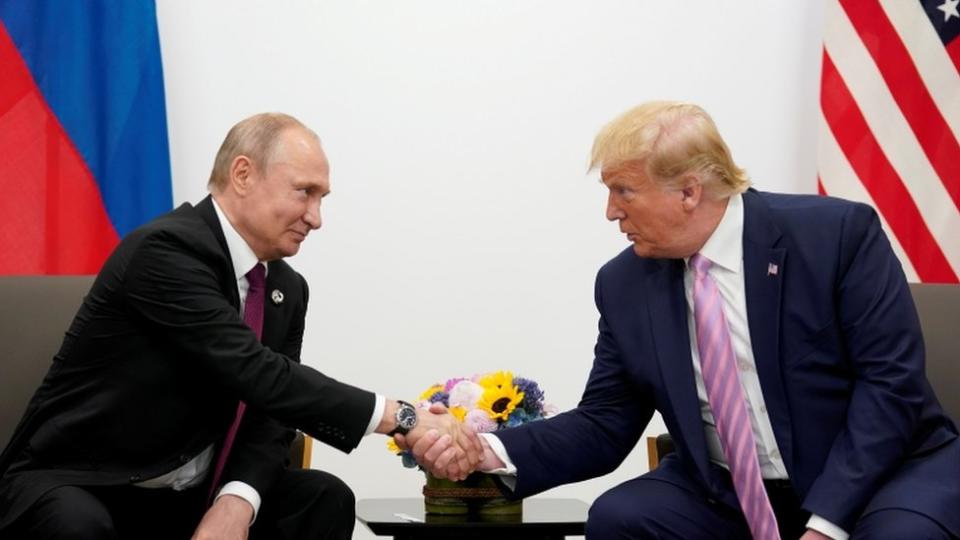 Vladimir Putin y Donald Trump.