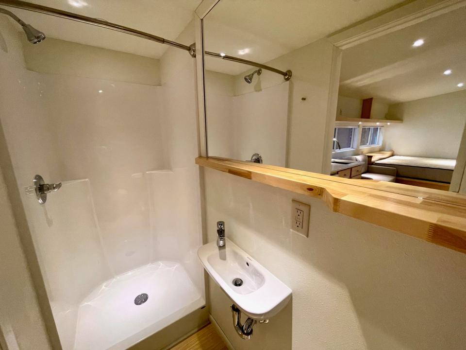 Bathroom of duplex in Escape Homes' Escape Tampa Bay