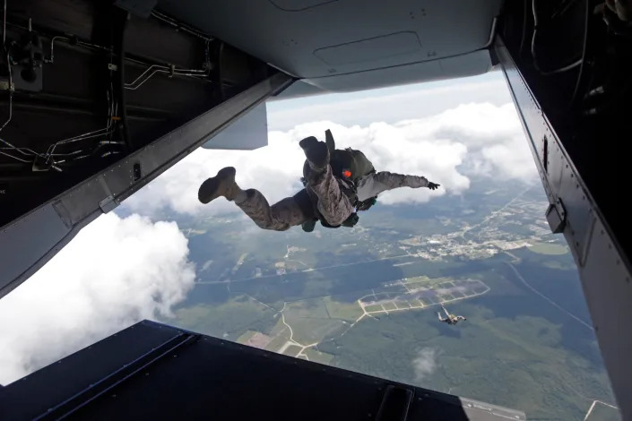 Marine Raider Regiment free-fall parachute
