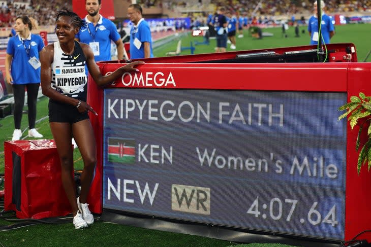 Faith Kipyeegon World Record