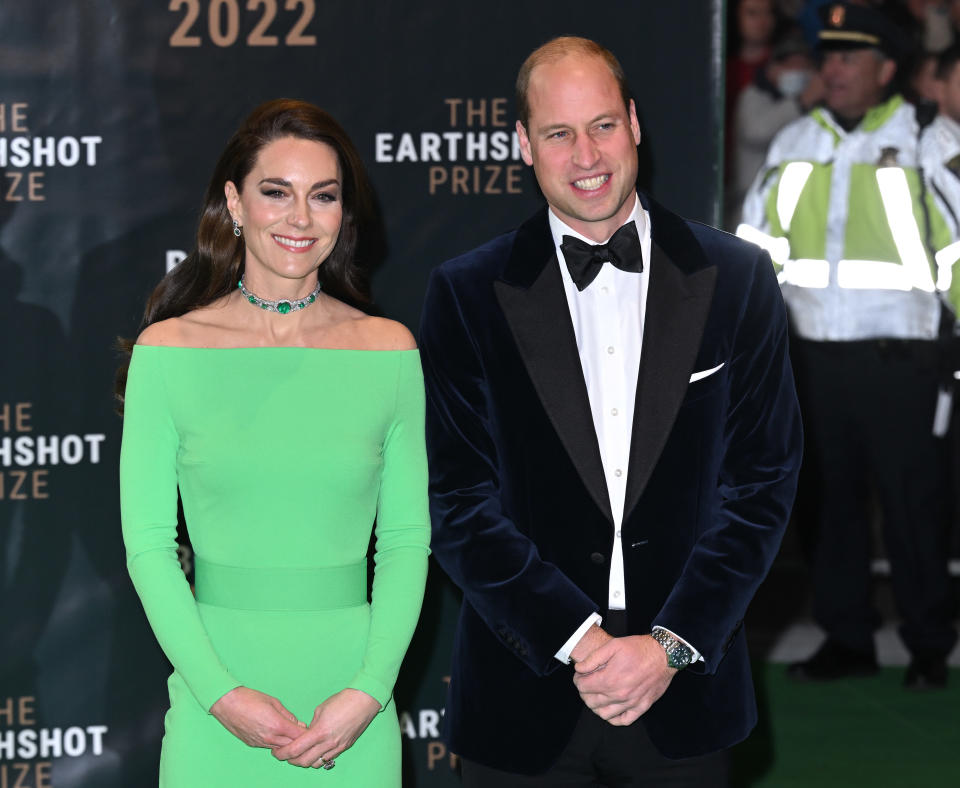 La princesa Kate y príncipe William, príncipes de Gales 2022 en Boston, Massachusetts. (Photo by Karwai Tang/WireImage)