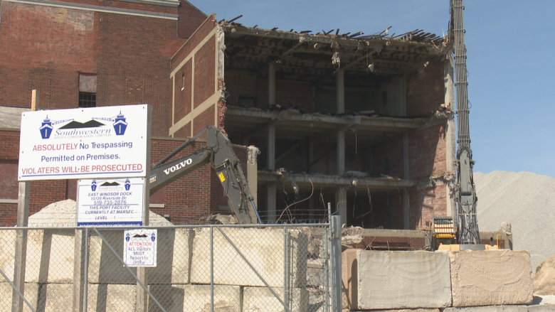 Demolition of historic Riverside Brewery building officially underway