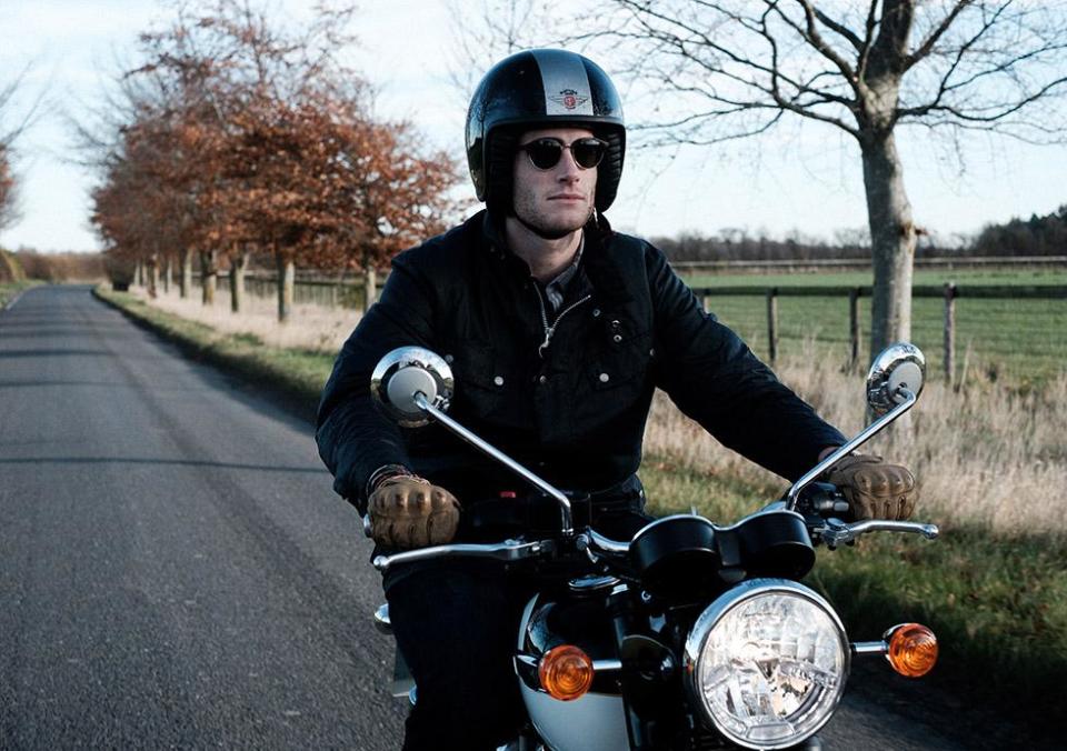 Hugh Francis Anderson wears the Barbour Intl. Duke Wax Jacket. Image courtesy of Barbour International