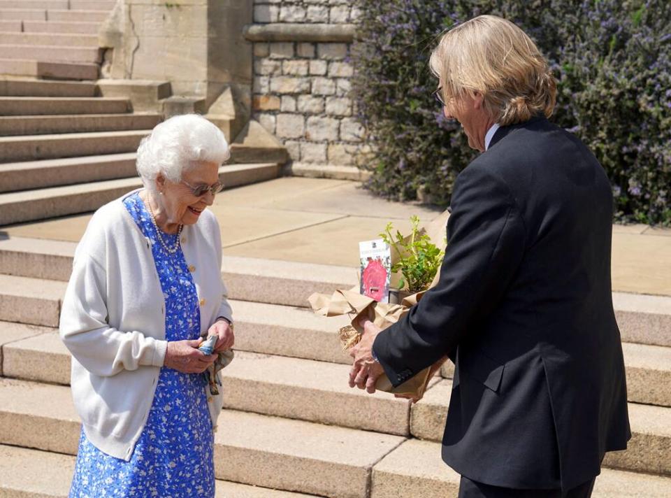 Queen Elizabeth, Prince Philip Rose 