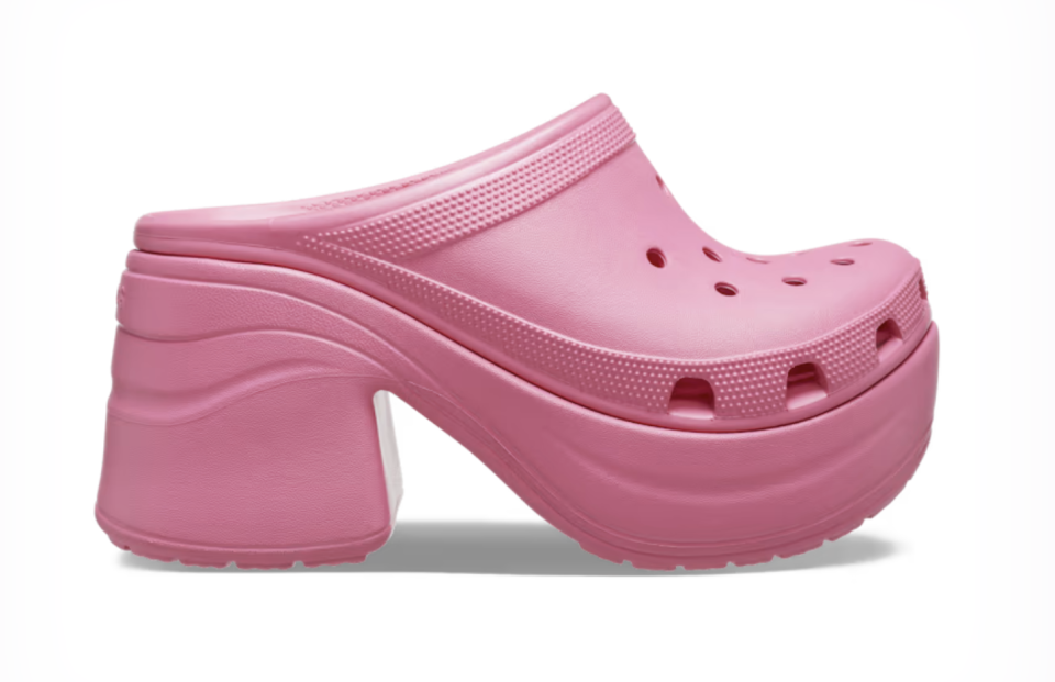 Clog, platform, clog, foam, pink.