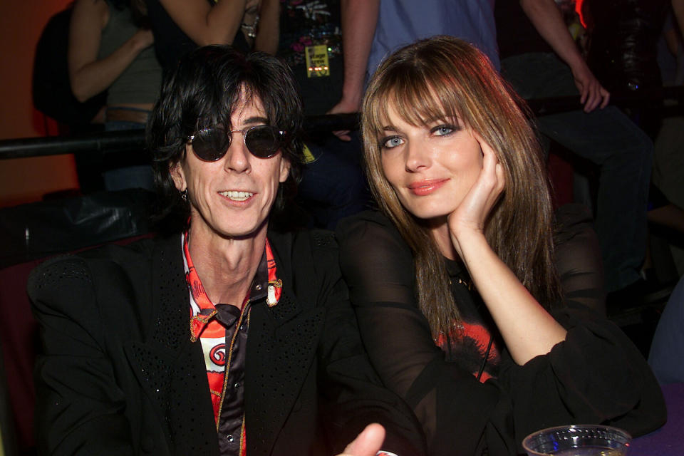 Ric Ocasek and Paulina Porizkova, pictured at the "MTV20: Live and Almost Legal" party in 2001. (Photo: Evan Agostini/ImageDirect)