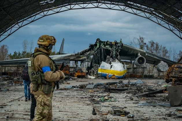 Aftermath Of The War In Gostomel Airport - Credit: Celestino Arce/NurPhoto/Getty Images