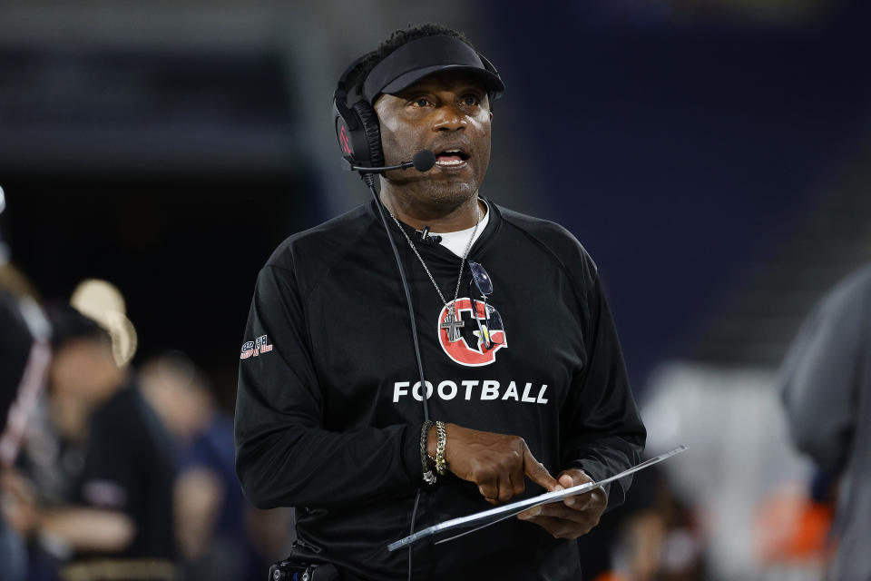 Kevin Sumlin currently works as Maryland’s associate head coach, co-offensive coordinator and tight ends coach