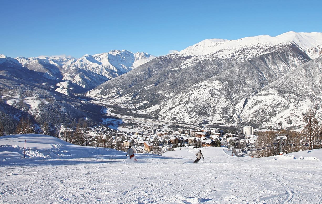 The slopes at Sauze d'Oulx were empty at Christmas