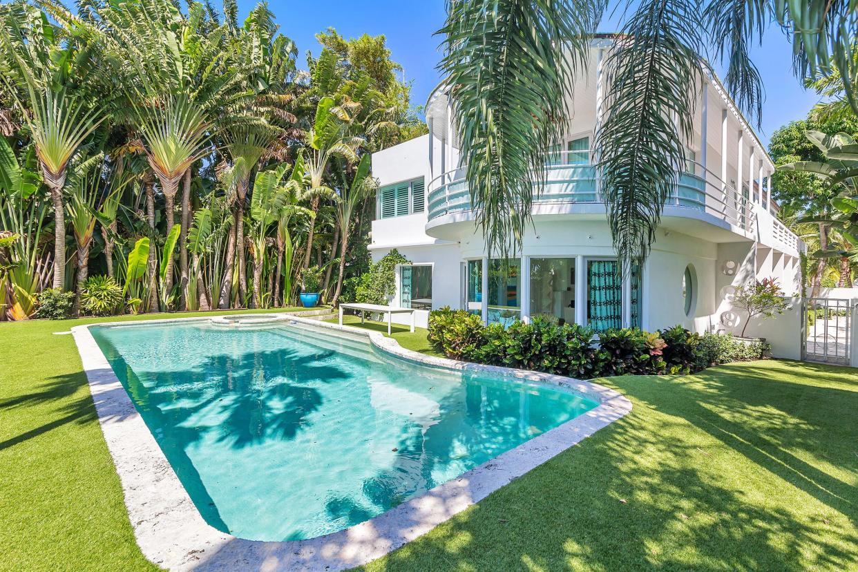 With nautical inspired architecture, a landmarked house on the lakefront at 1221 N. Lake Way in Palm Beach has entered the market with an asking price of $30 million. It sold in April 2021 for $14.3 million after undergoing a major restoration-and-expansion project.