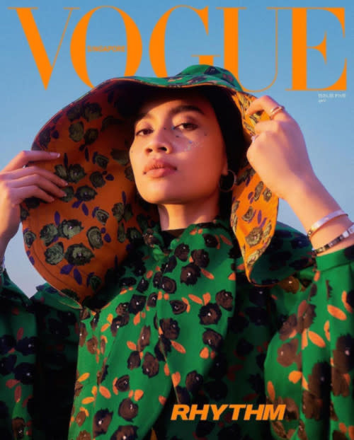 Yuna on the cover of VOGUE Singapore