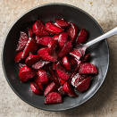 <p>Earthy beets turn sweet and tender when they're roasted. Preheating your baking sheet speeds up the roasting time and gives the outside of the beets a quick and flavorful sear. Honey and lemon juice add sweet and tangy notes. <a href="https://www.eatingwell.com/recipe/280809/honey-roasted-beets/" rel="nofollow noopener" target="_blank" data-ylk="slk:View Recipe;elm:context_link;itc:0;sec:content-canvas" class="link ">View Recipe</a></p>