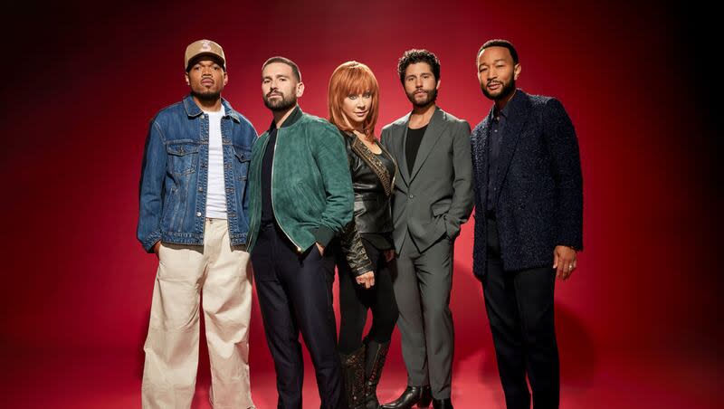 Chance the Rapper, Dan+Shay, Reba McEntire and John Legend are the coaches of “The Voice.”