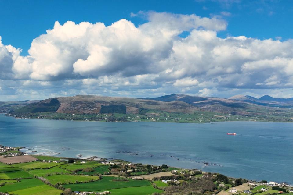 An aerial view of Slieve Donard, Slieve Binnian and Slieve Bearnagh (Getty Images)