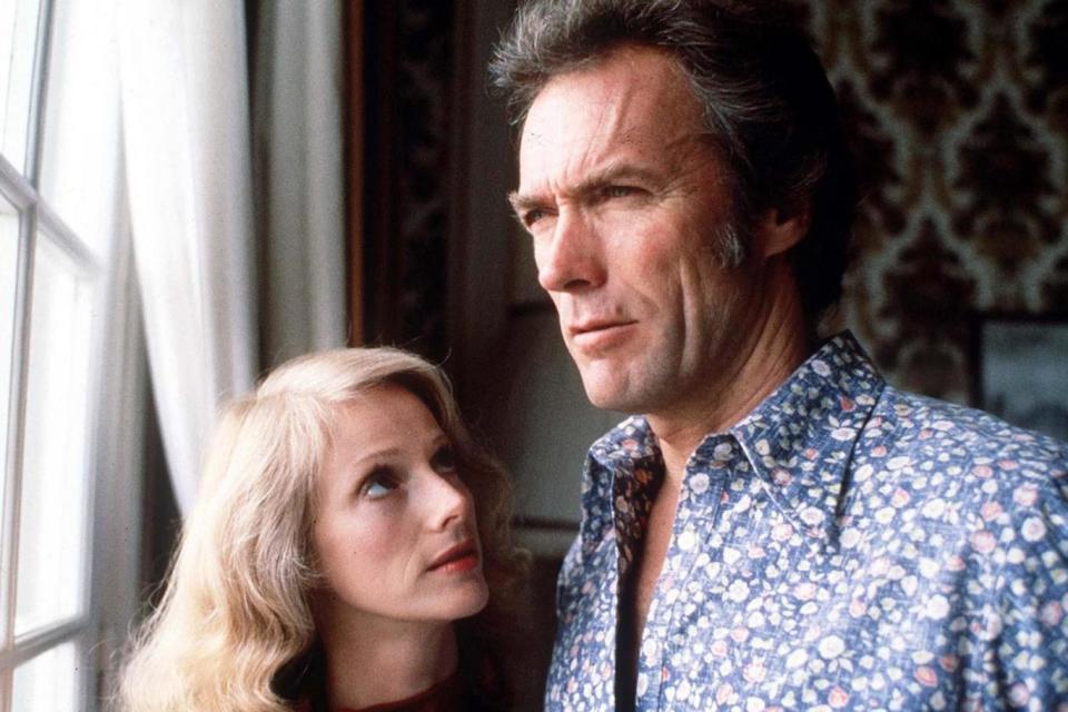 Sonda Locke, who has died aged 74, pictured with former partner Clint Eastwood (Rex Features)