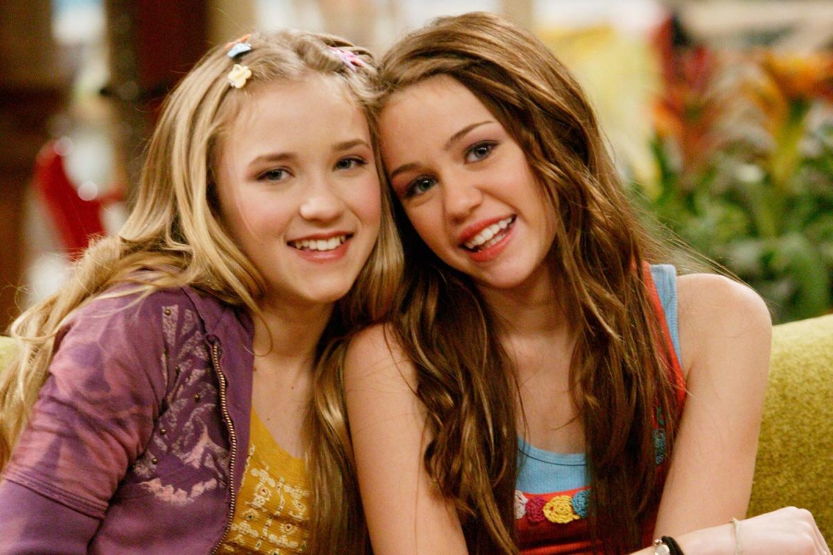 Miley Cyrus Has a Virtual Hannah Montana Reunion with Emily Osment