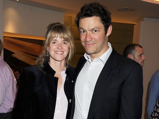 <p>Dave M. Benett/Getty</p> Catherine Fitzgerald and Dominic West attend an after party following press night of the new West End production of Simon Gray's Butley on June 6, 2011 in London, England.