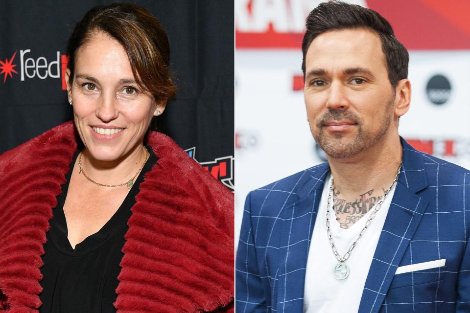 NEW YORK, NEW YORK - OCTOBER 03: Amy Jo Johnson attends the New York Comic Con at Jacob K. Javits Convention Center on October 03, 2019 in New York City. (Photo by Dia Dipasupil/Getty Images for ReedPOP ; TORONTO, ON - AUGUST 31: Actor Jason David Frank attends the 2018 Fan Expo Canada at Metro Toronto Convention Centre on August 31, 2018 in Toronto, Canada. (Photo by Che Rosales/Getty Images)