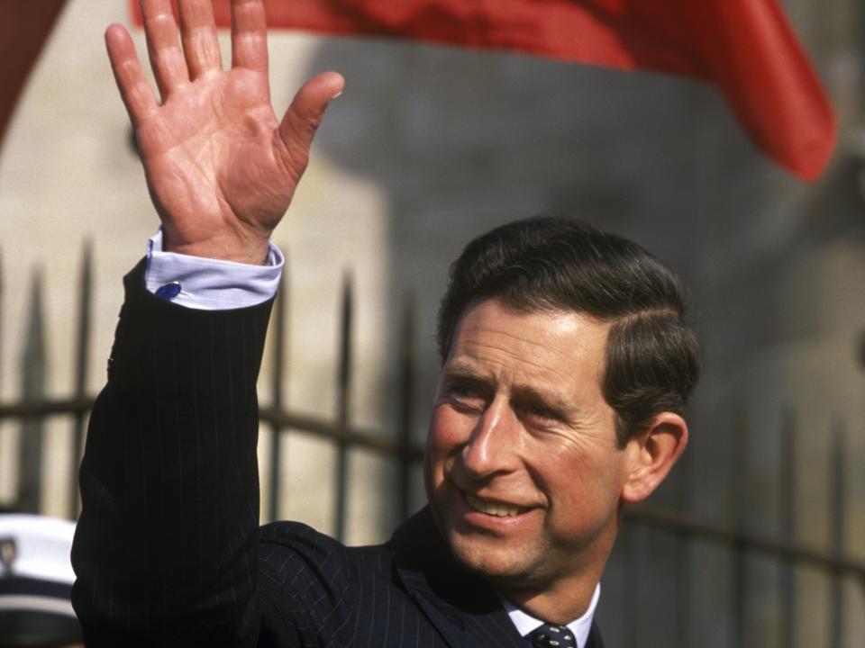 Charles on a visit to France on March 2, 1992.